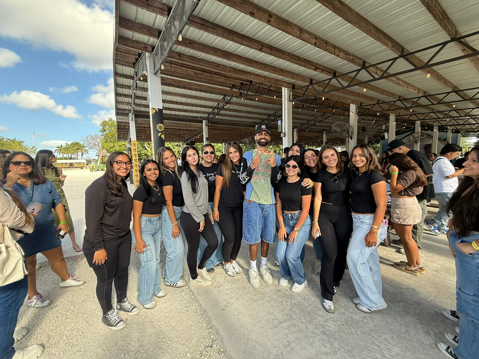 Team members working at The Berry Farm