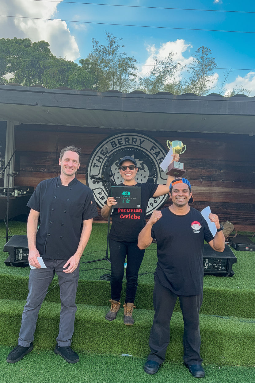 Local Miami culinary and hospitality community gathering at The Berry Farm