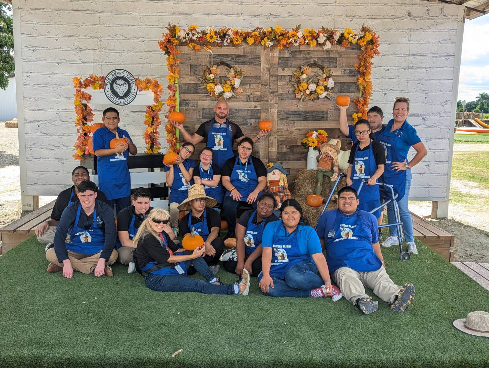 Students learning through hands-on agricultural experience at The Berry Farm